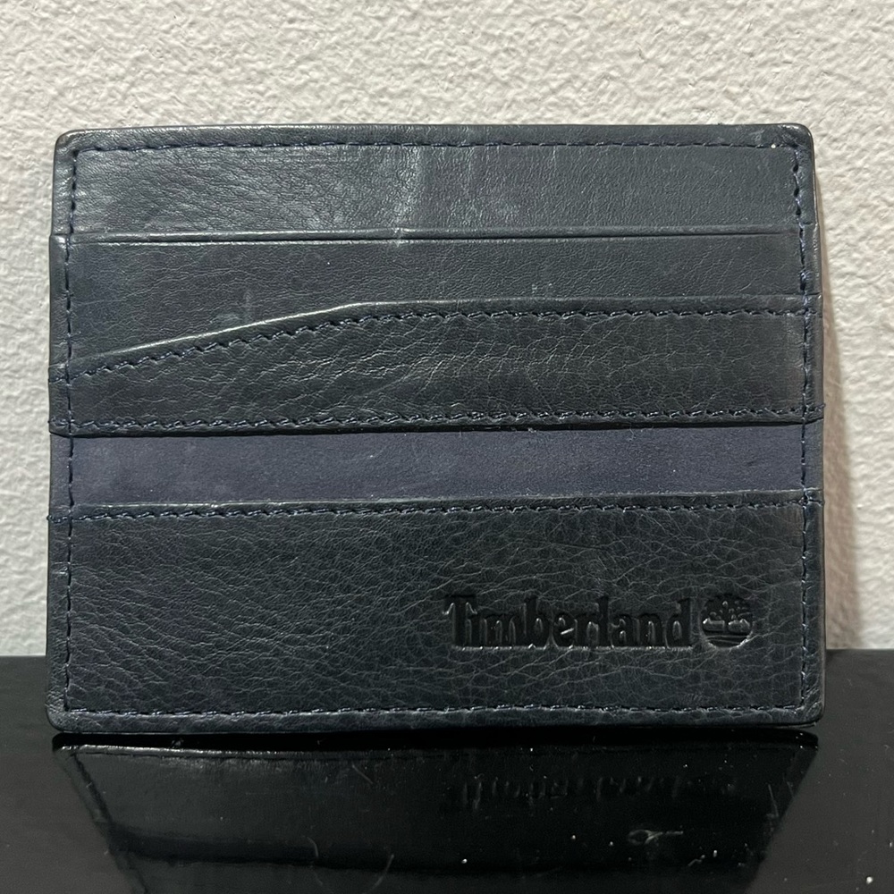 Timberland Wallet Card Holder - Dark Blue